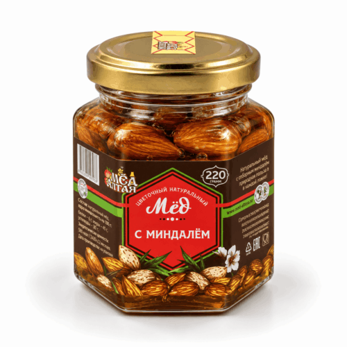 Мёд Алтайский с Миндалём 220 г