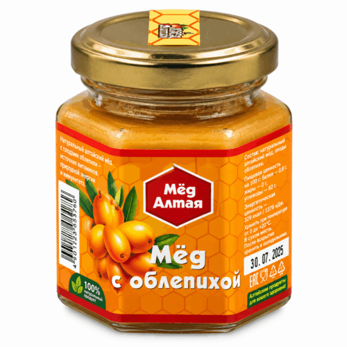 Мёд Алтайский с Облепихой 180 г